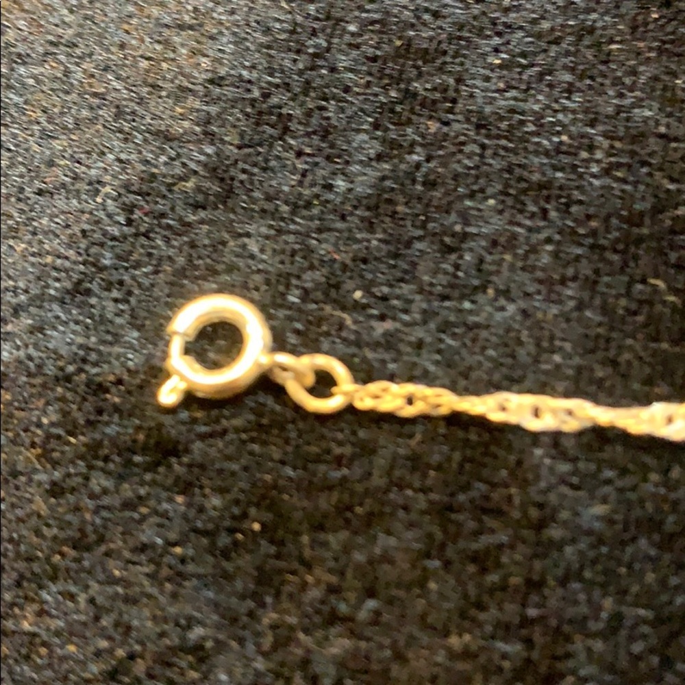 Personalized.”Kay” ankle bracelet. Silver NH7 - Picture 5 of 5